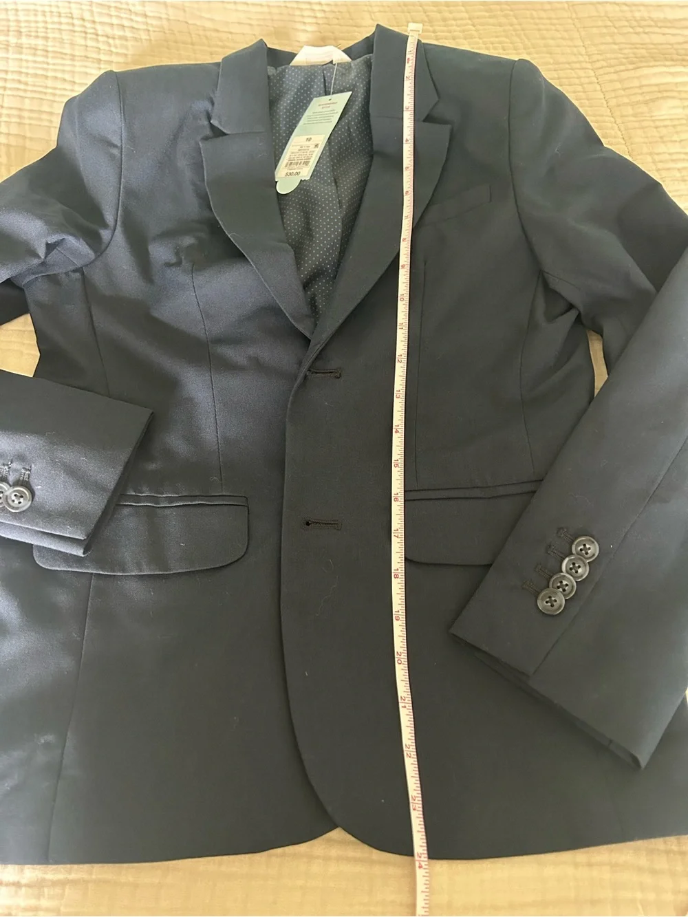 NWT Black Boys 10 Cat & Jack Navy Blue Tailored Blazer